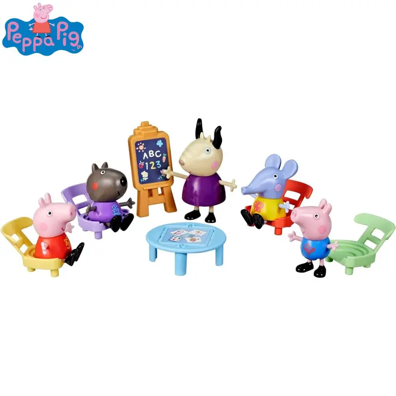 Guardería Peppa Pig con 5 figuras