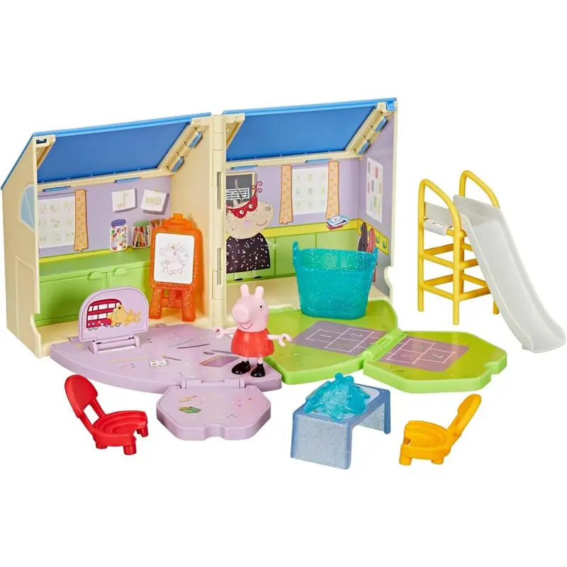 Guarderia Peppa Pig portátil con figura