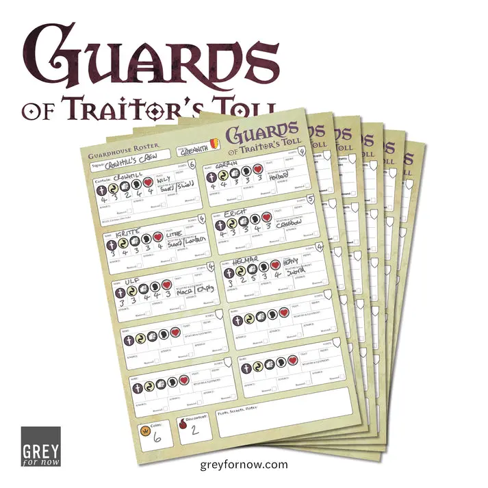 Guards of Traitor’s Toll - Guardhouse Roster