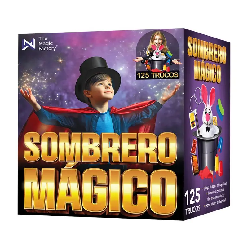 Hanky Panky Sombrero Mágico, Kit de Magia con 125 Trucos para Niños +6 años
