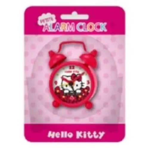 Hello Kitty Mini Reloj Despertador color Rojo - Sanrio 52539