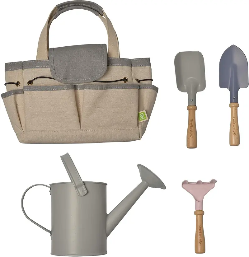 Herramientas infantiles para jardin en bolsa - everearth