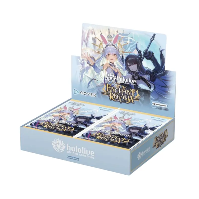 Hololive OFFICIAL CARD GAME - Enchant Regalia Booster Display (Inglés)