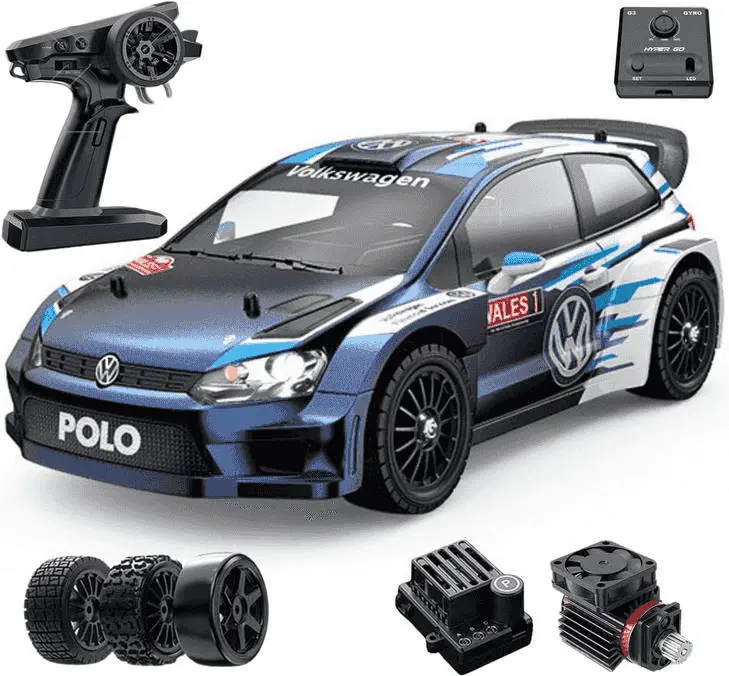 Hyper Go Rally VW Polo WRC Brushless Escala 1/14
