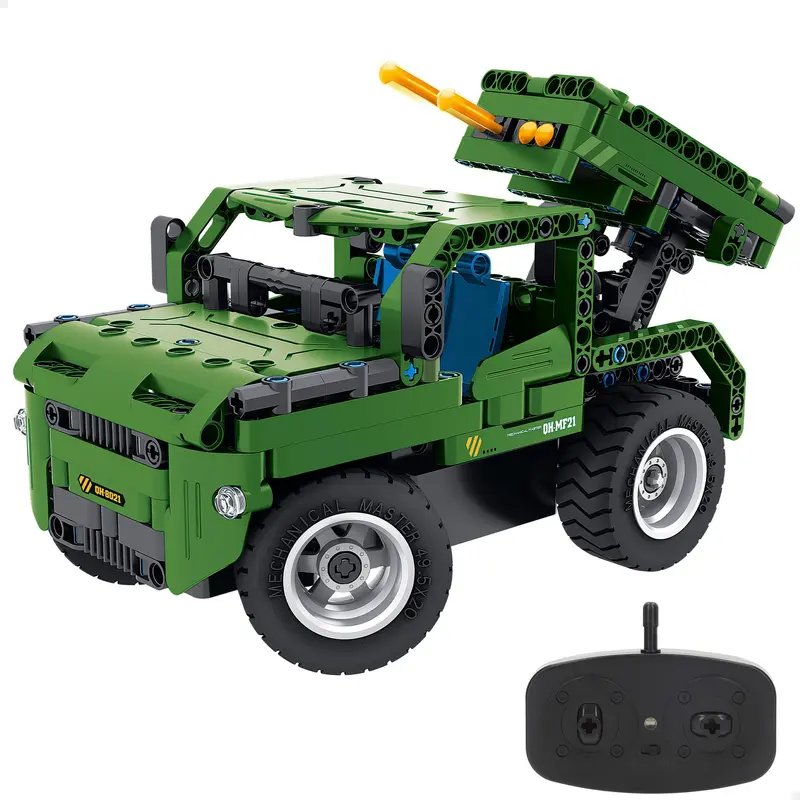 iM.Master Juego de construcción Coche teledirigido militar 2 en 1 - 364 pzas.