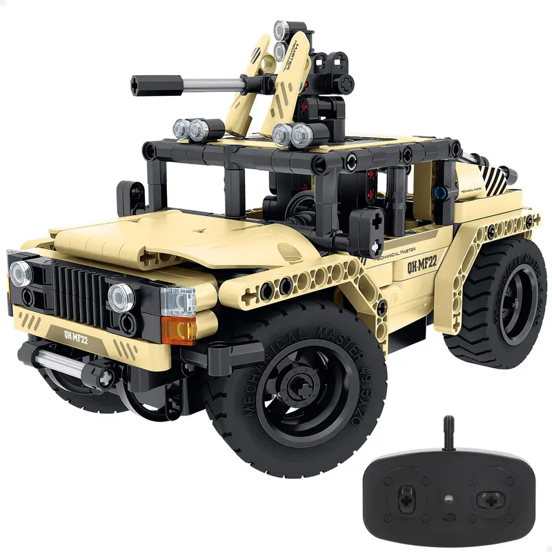 iM.Master Juego de construcción Coche teledirigido militar 2 en 1 - 370 pzas.