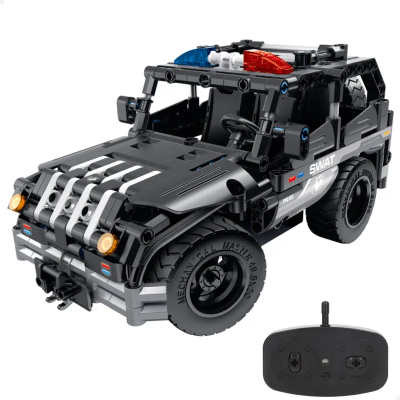 iM.Master Juego de construcción Coche teledirigido SWAT 2 en 1 - 355 pzas.