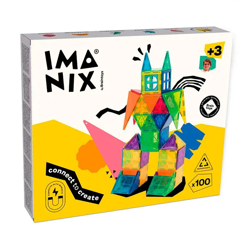 Imanix Clasic 100 Piezas - Braintoys 350100