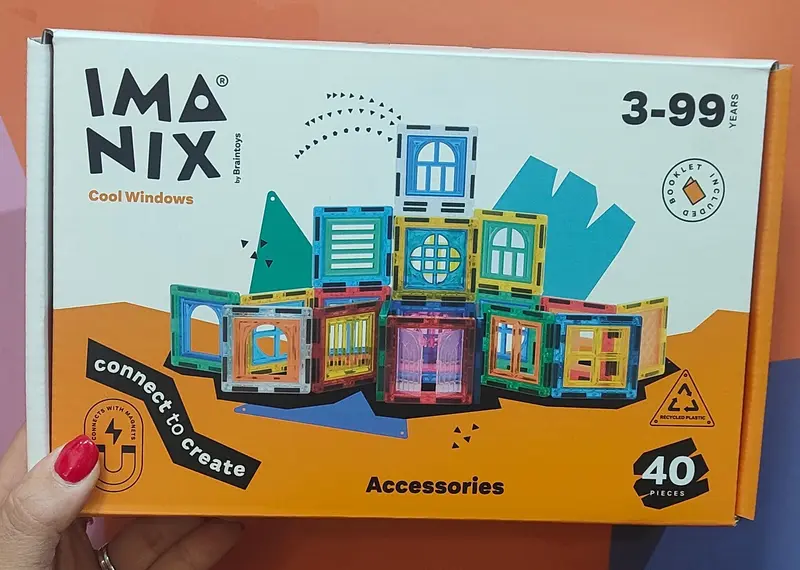 Imanix COOL WINDOWS 40 piezas - Braintoys