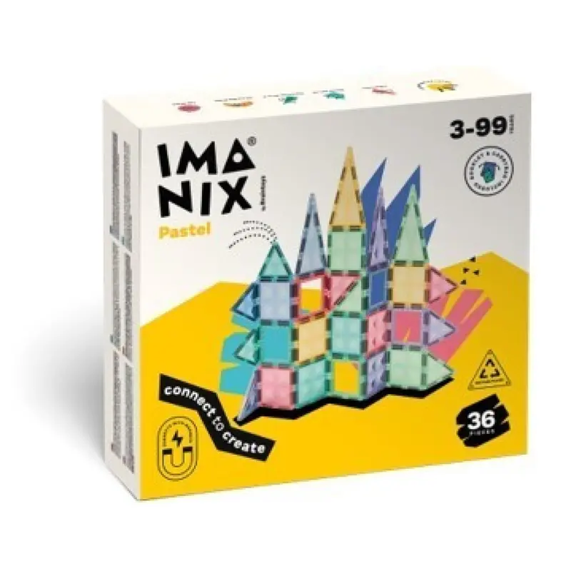 Imanix Pastel 36 piezas - Braintoys
