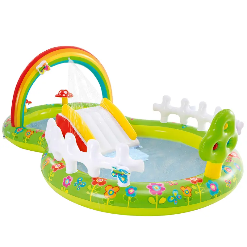 INTEX Centro de juegos jardín con tobogán 290x180x104 cm