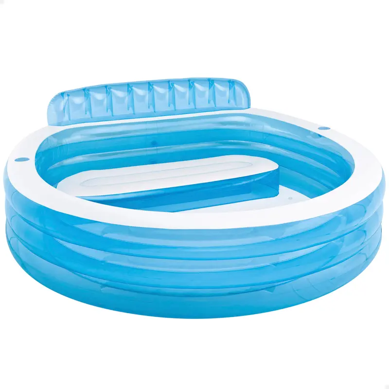 INTEX Piscina hinchable con sillón 229x218x79 cm - 590 l