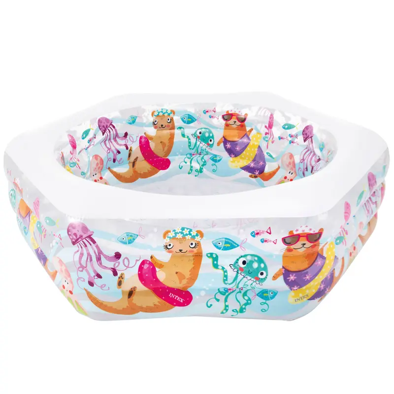 INTEX Piscina hinchable hexagonal 191x178x61 cm - 510 l