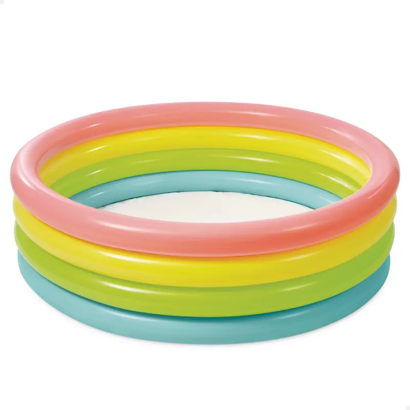 INTEX Piscina hinchable infantil aros multicolor 780 L