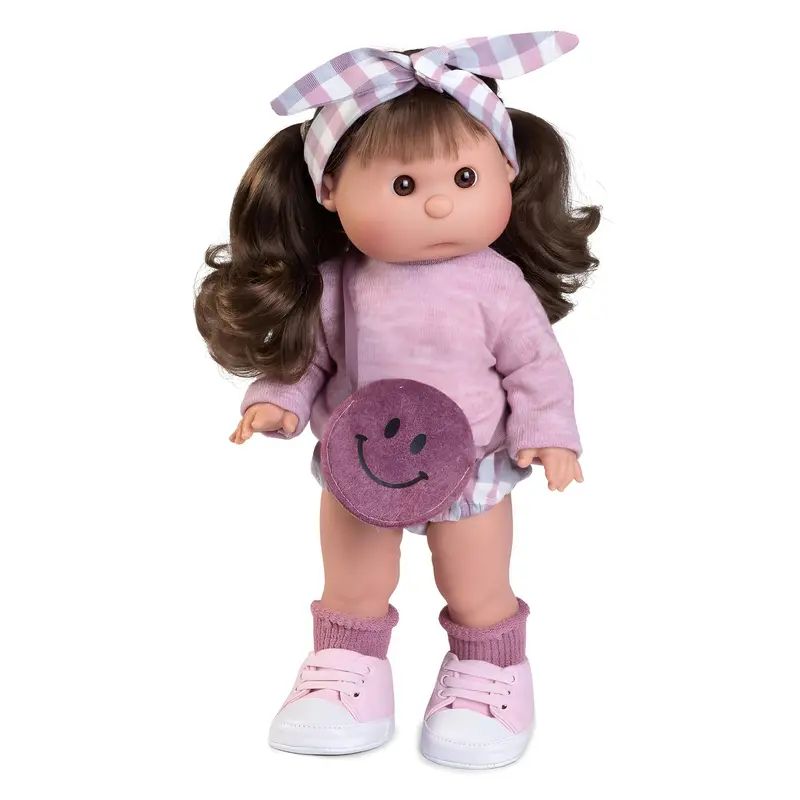 Iris Bolsito 38cm Muñeca Fashion Maniquí Vinilo Diadema Unicornio (23310)