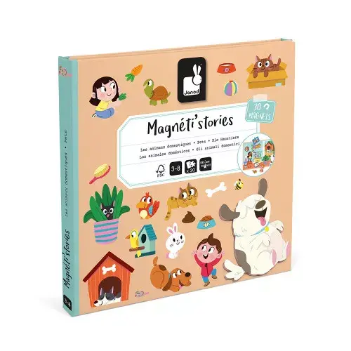 Janod - Magneti`Stories Los Animales Domésticos