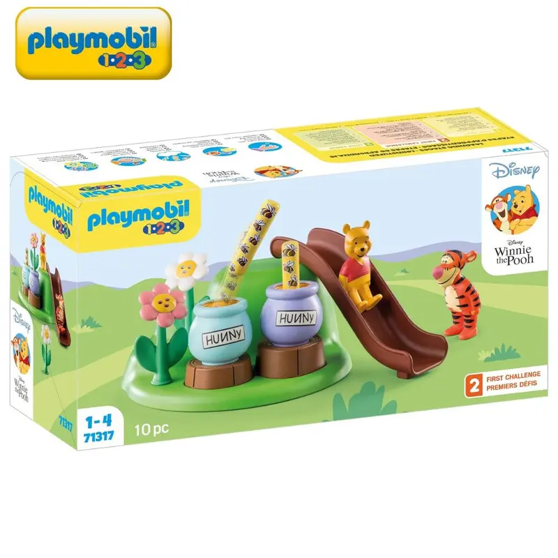 Jardín de abejas Winnie The Pooh y tigre (71317) Playmobil 123