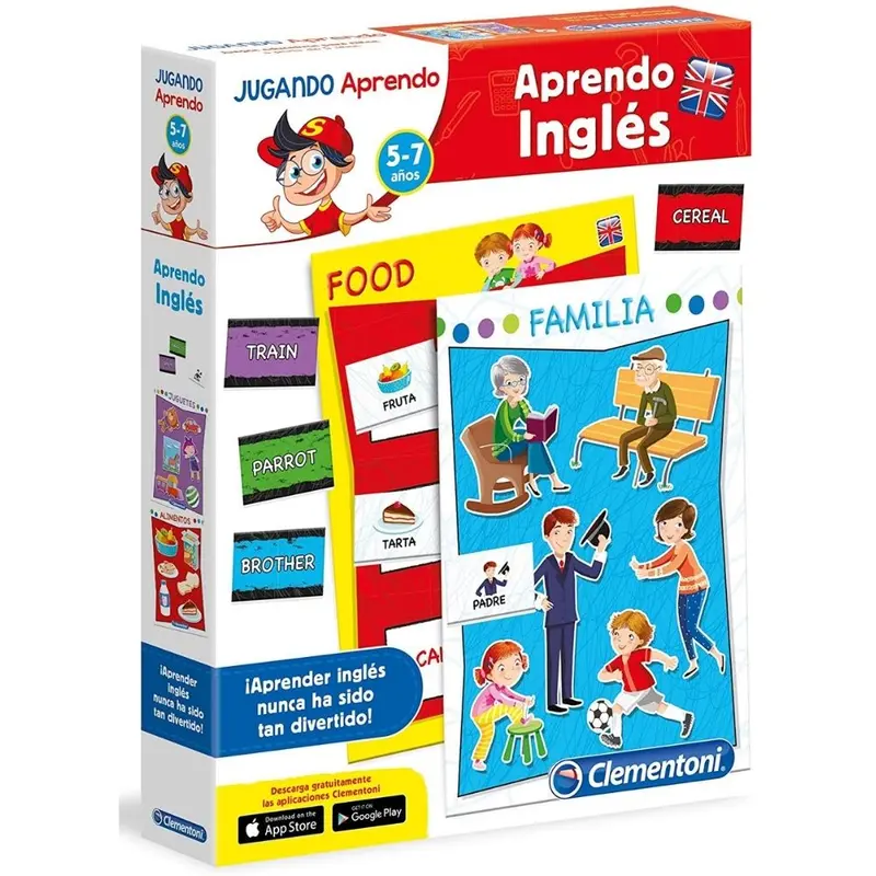 Juego aprende ingles jugando aprendo 5-7 años