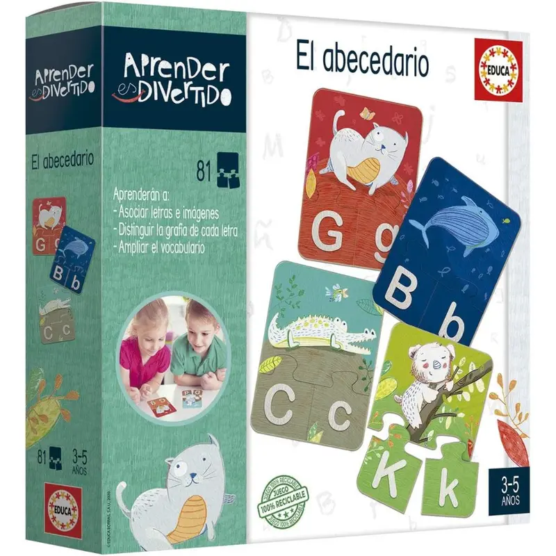 Juego aprendo el abecedario Educa