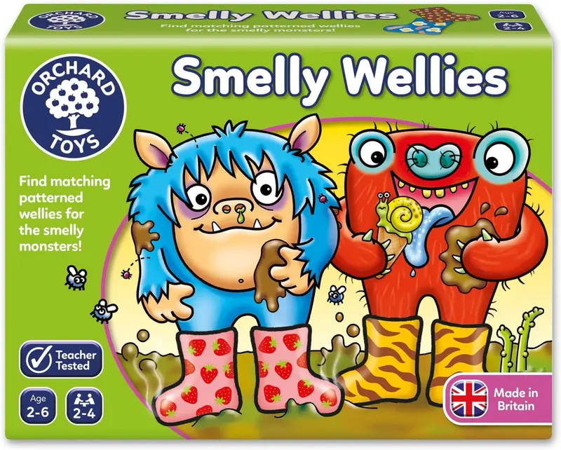 Juego asociacion smelly wellies - Orchard Toys