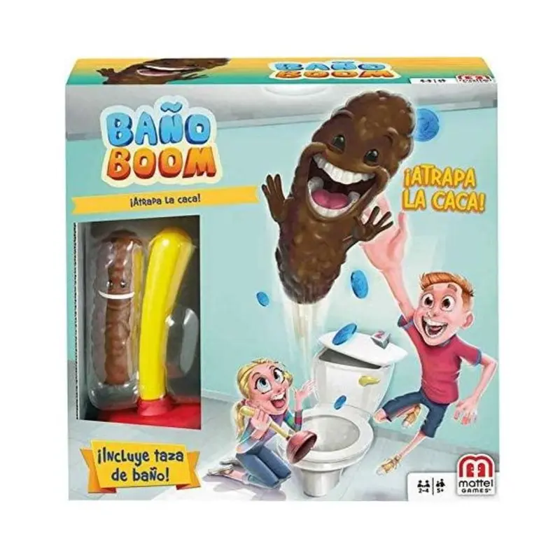 Juego Baño Boom atrapa la caca