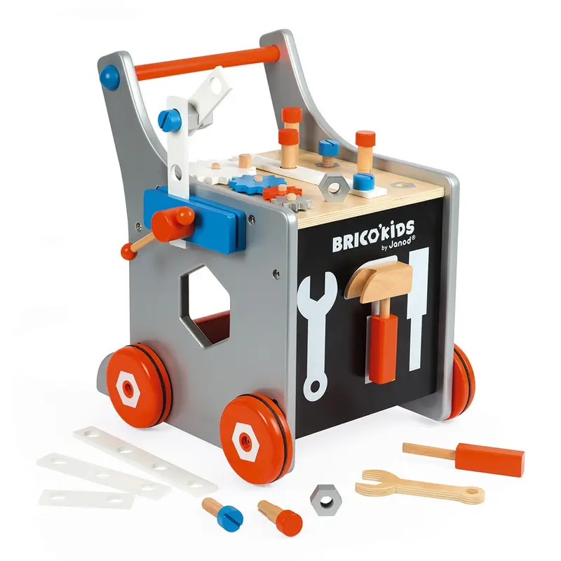 Juego carrito magnético de bricolaje en madera brico'kids - Janod J06478