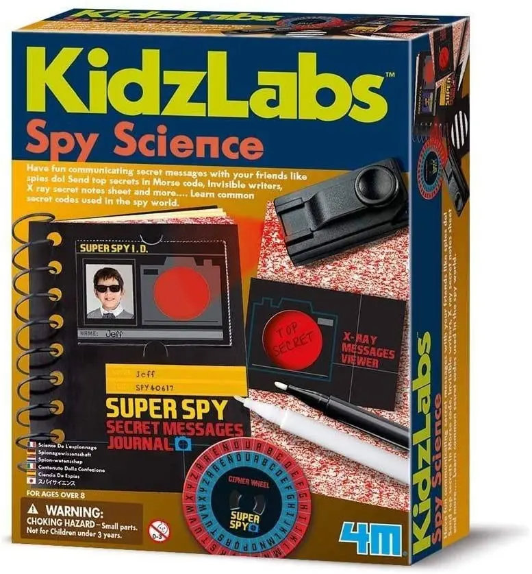 Juego ciencia del espionaje, menjases secretos - 4M (004M3295)