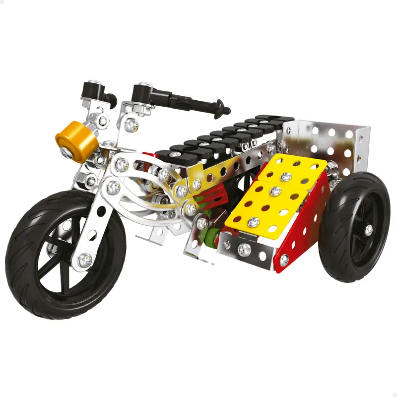 Juego construcción 5 motos de metal 283 piezas Smart Theory