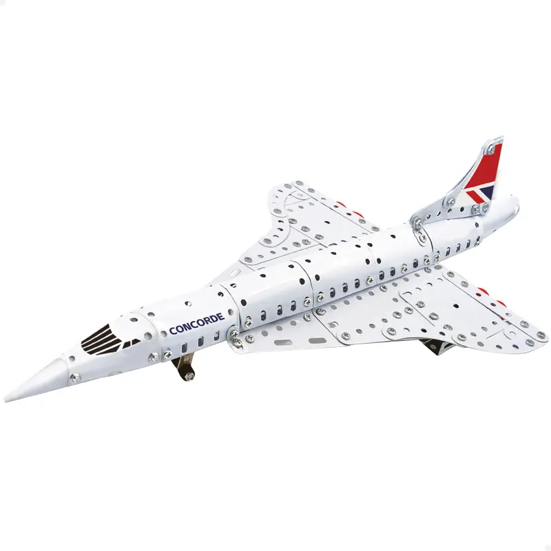 Juego construcción avión de metal 260 piezas Smart Theory