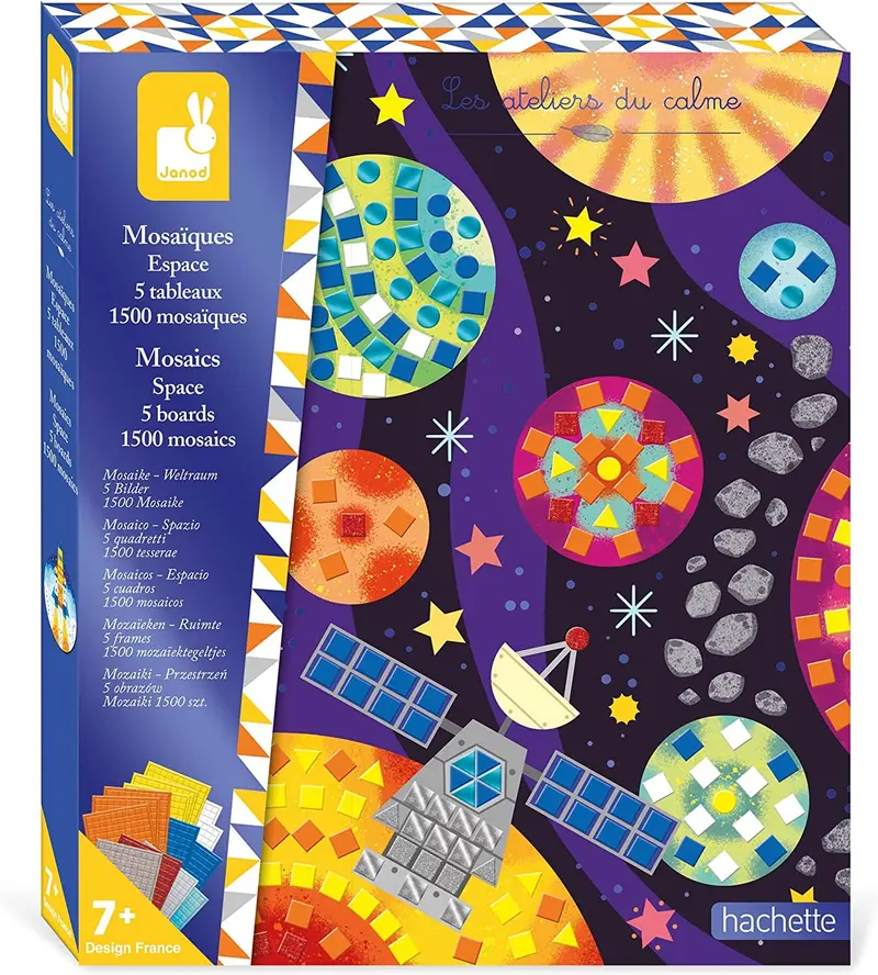 Juego creativo 5 cuadros de mosaicos - Janod J07855