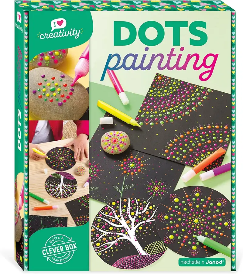 Juego creativo Dot Painting pintura con puntos - Janod J07736