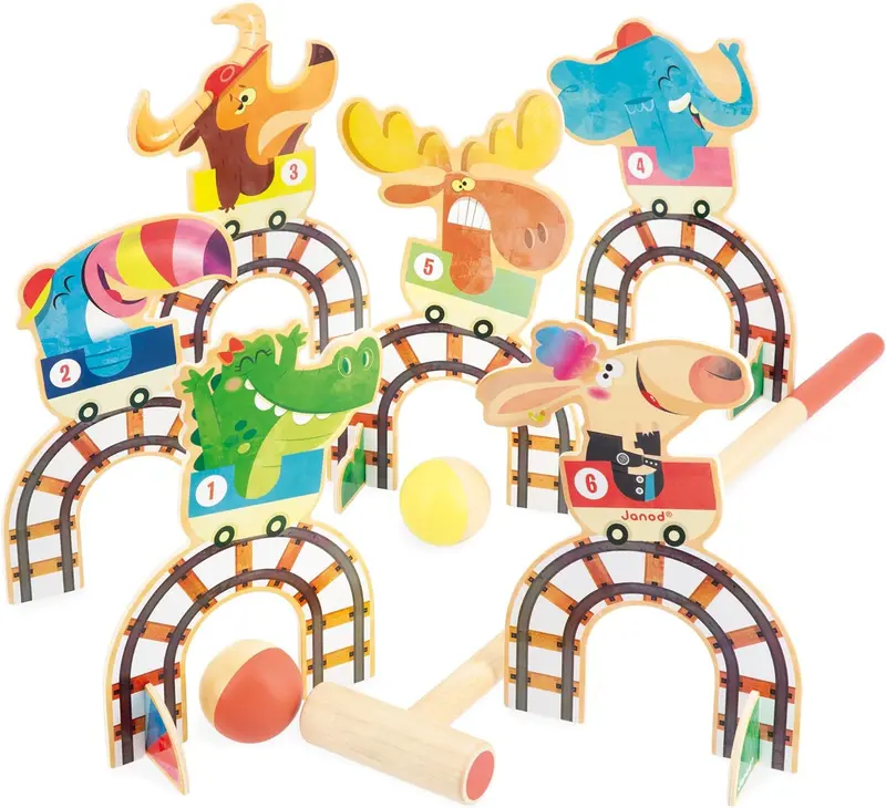 Juego Croquet Madera Niños 3 Años | Janod Exterior