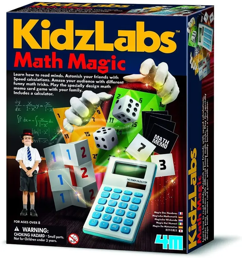 Juego de 15 trucos de magia de matemáticas, math magic - 4M (004M3293)