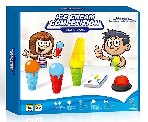 Juego de acción y reflejos, concurso de helados