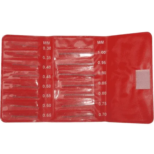 JUEGO DE BROCAS 15 UDS. DESDE 0.3MM-1MM.
