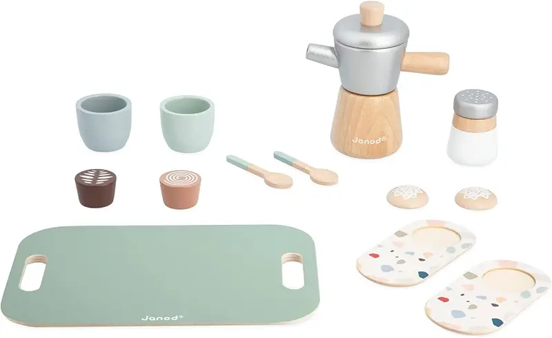 Juego de café de madera - Janod J06630