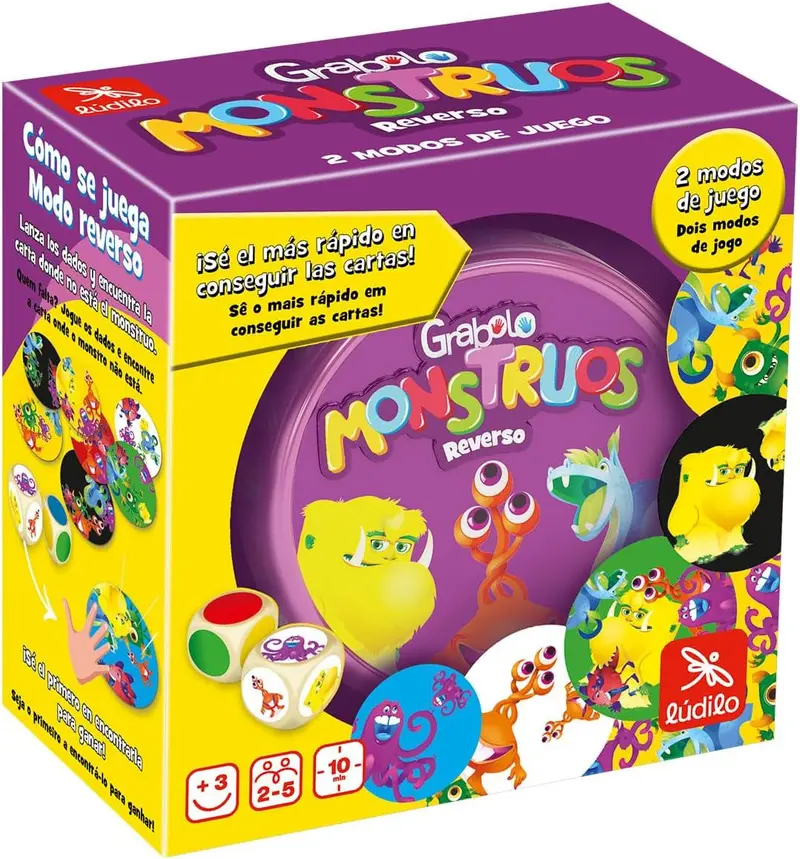 Juego de Cartas Grabolo Monstruos - Ludilo 803821