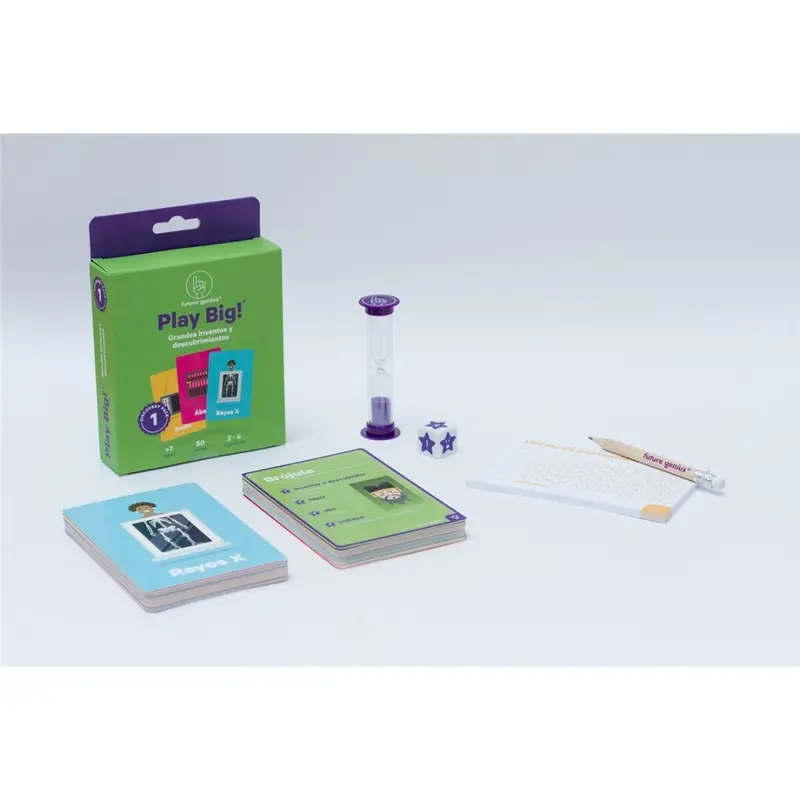Juego de cartas grandes inventos y descubrimientos - Future Genius