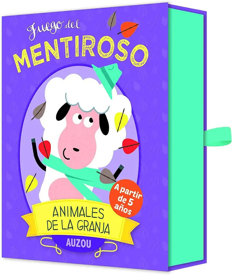 Juego de cartas mentiroso animales de la granja - Auzou