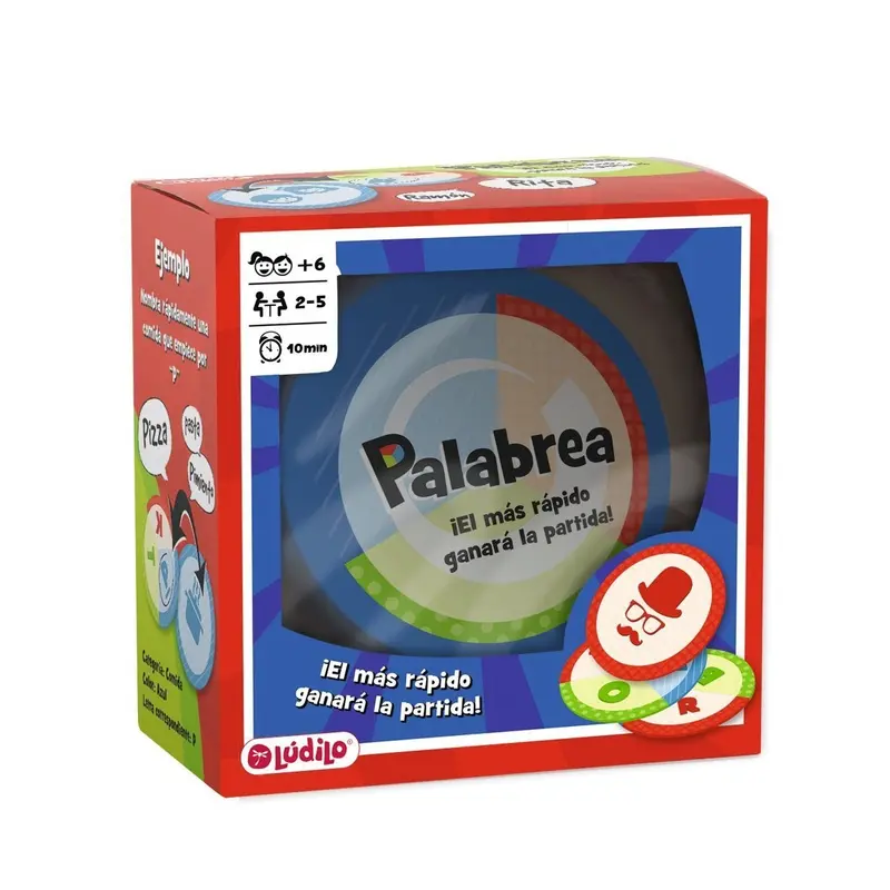 Juego de cartas palabrea - ludilo
