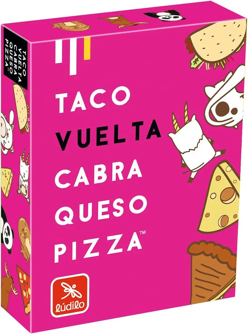 Juego de cartas Taco , vuelta , cabra , queso , pizza - Ludilo 803303