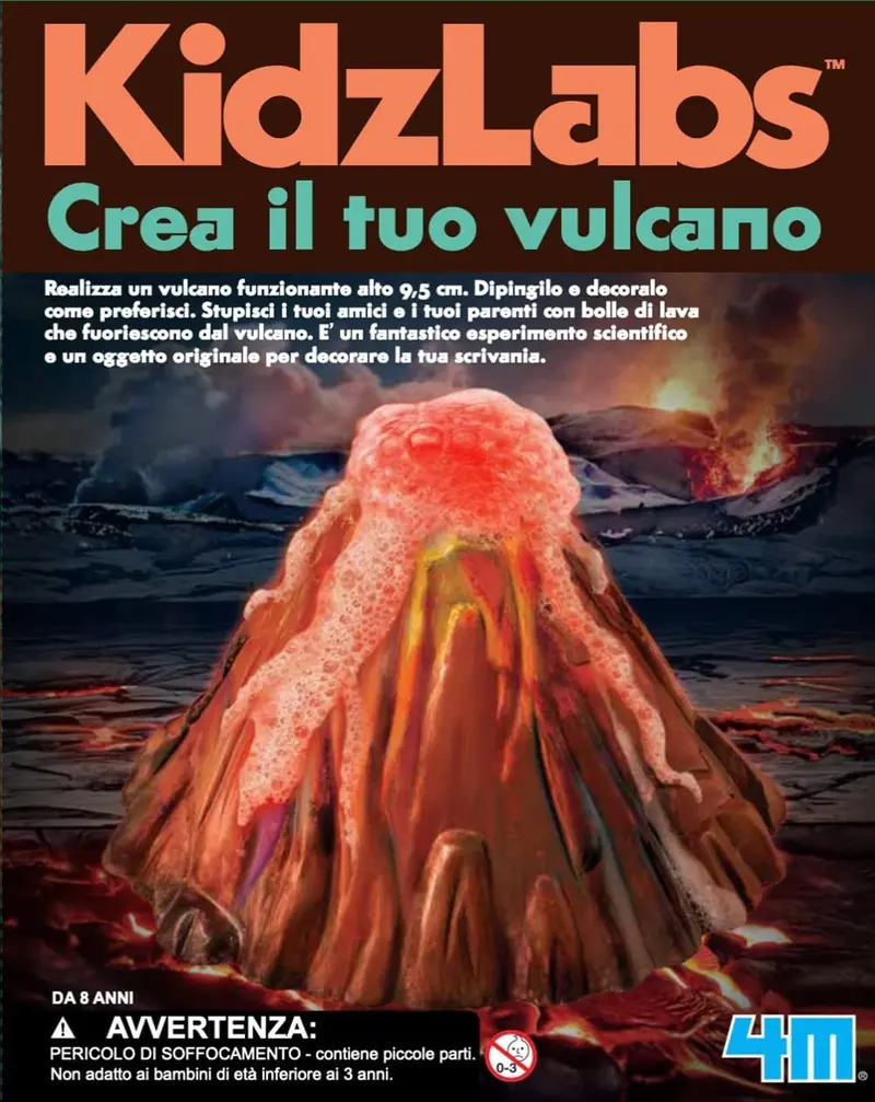 Juego de ciencia volcano making kit - 4M 004M3230