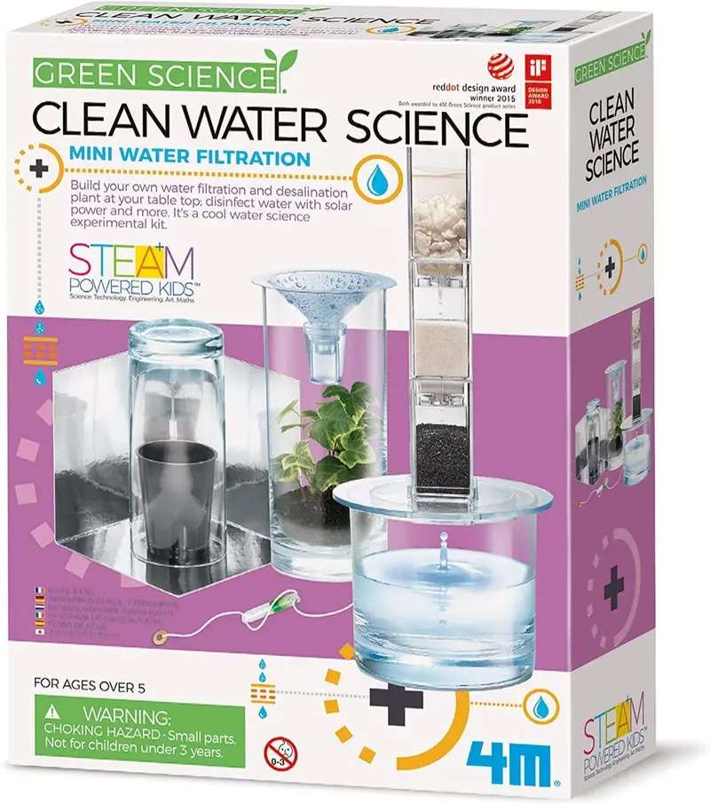 Juego de ciencias Clean water reciclaje - 4M 303281