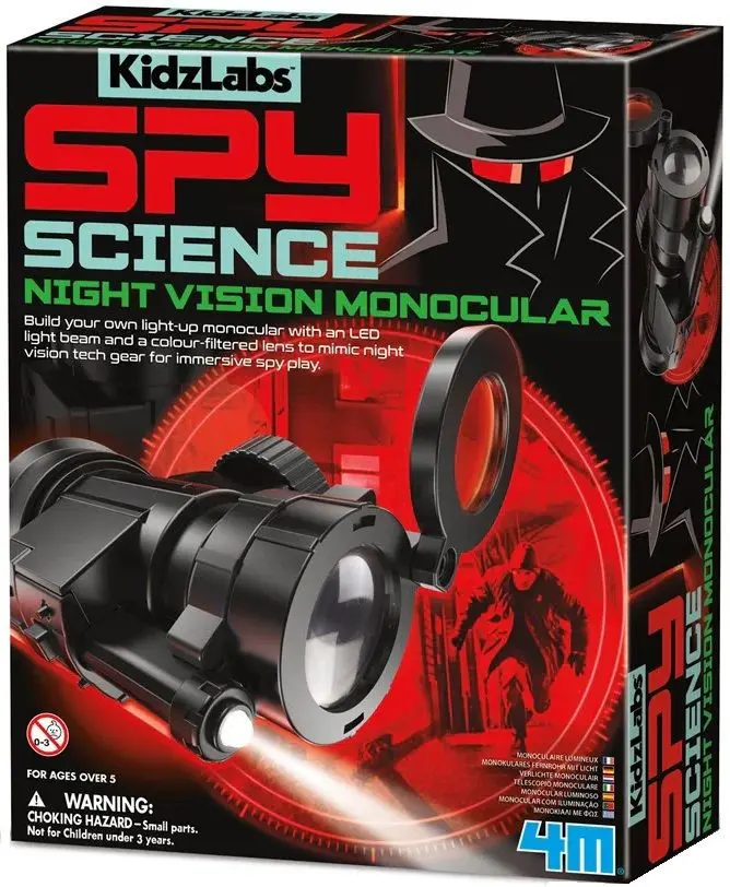 Juego de Ciencias - Spy Science Night Vision Monocular - 4M 03462
