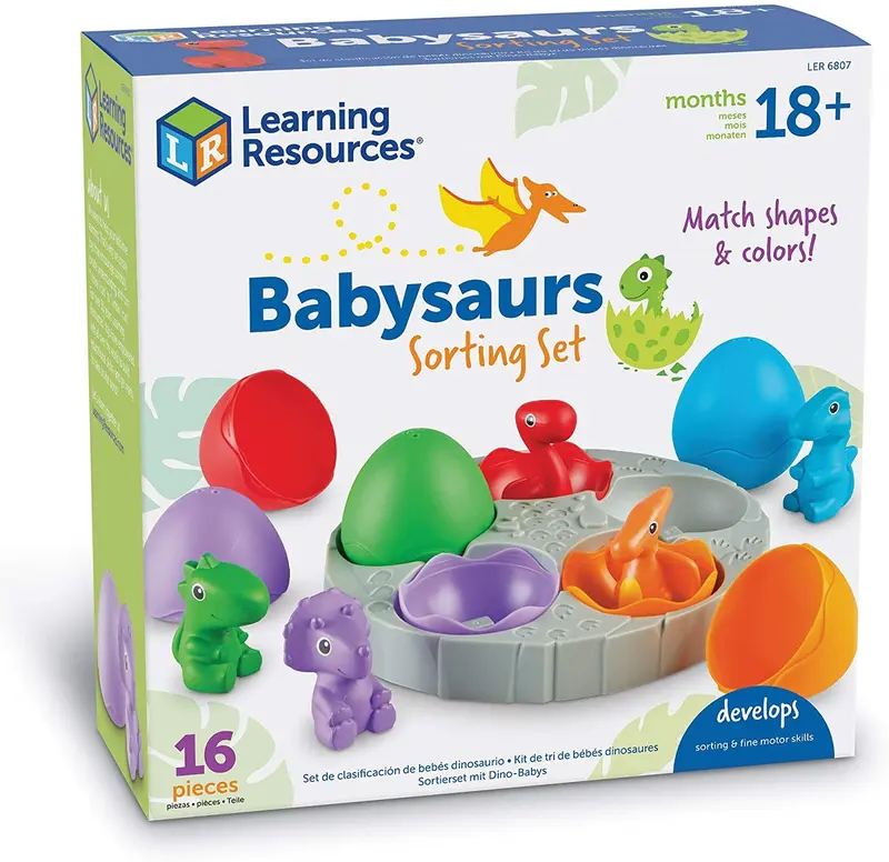 Juego de clasificación de bebes dinosaurios - Learning Resources