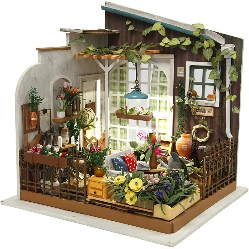 Juego de construcción en miniatura tu jardín - Creativ Company