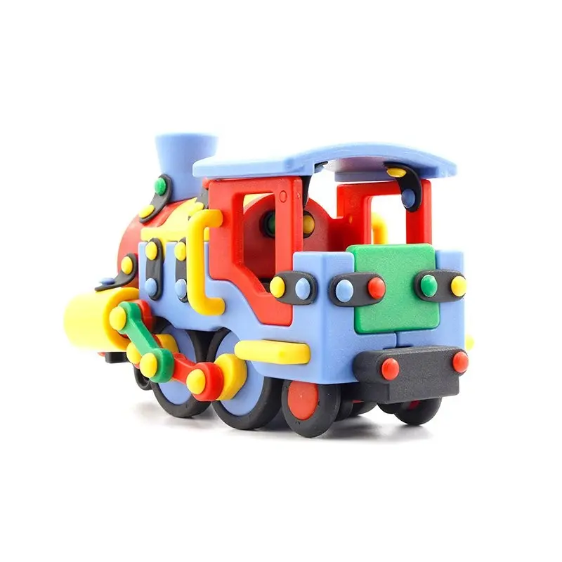 Juego de construcción locomotora tren - mic o mic