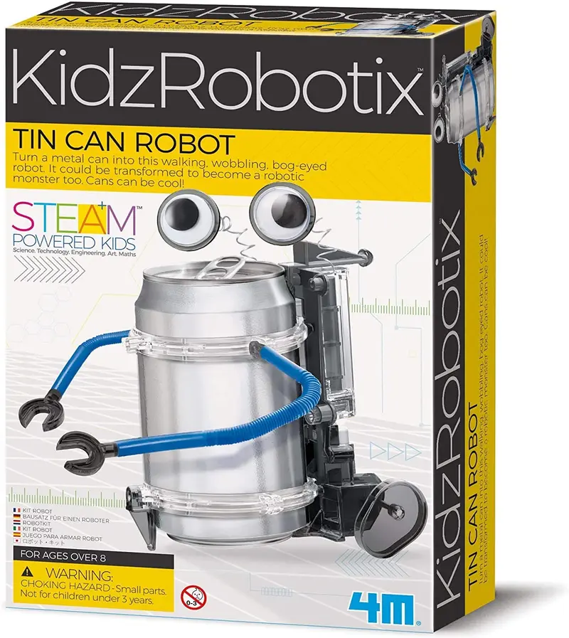 Juego de construcción robot lata - 4M 004M3270
