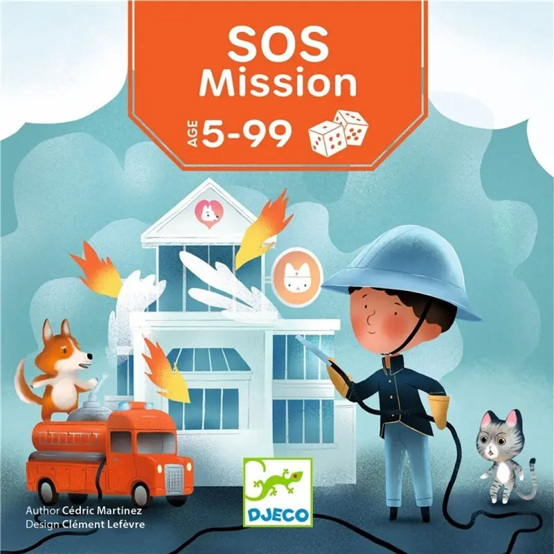 Juego de dados Pets Rescue - Djeco
