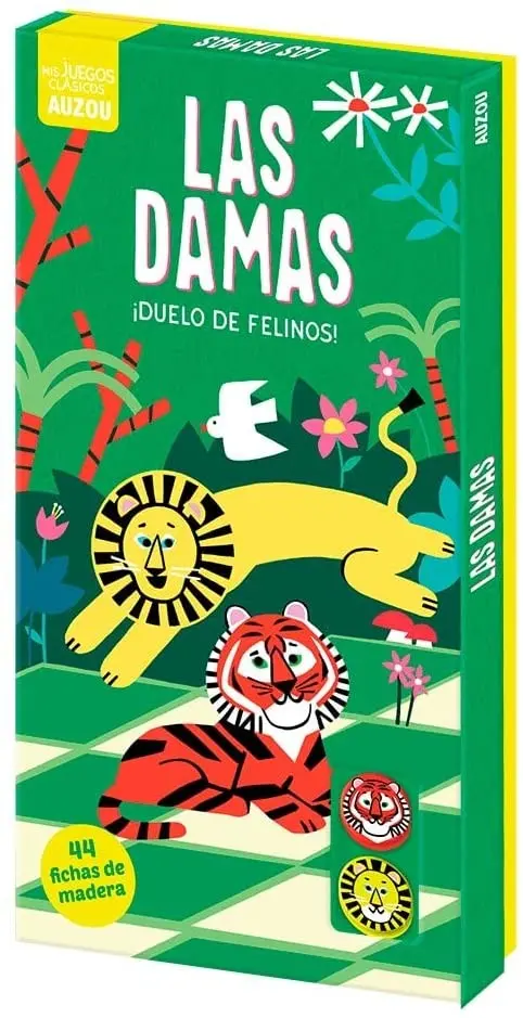Juego de damas de felinos - Auzou